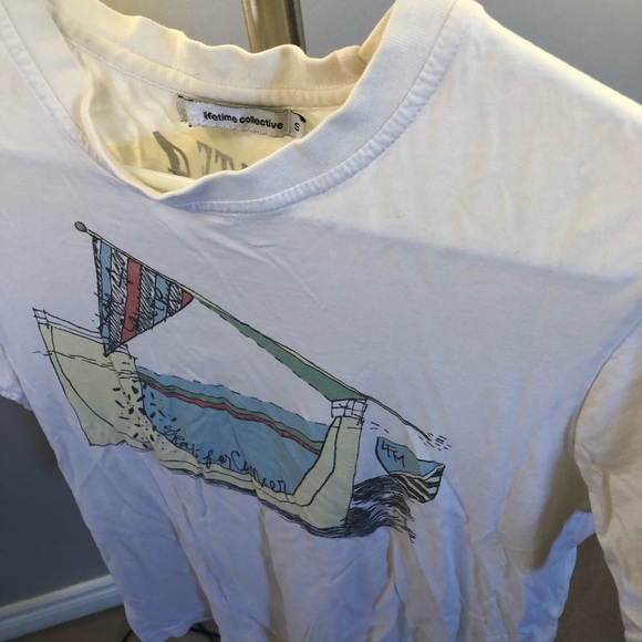 Lifetime collective boys skate for cancer tee sz S - Picture 4 of 5